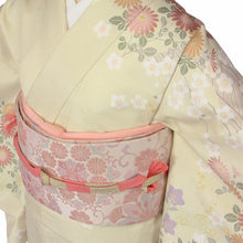 画像をギャラリービューアに読み込む, 訪問着 クリーム 菊・枝梅(No.2056a〜2059a) S / M / L /XL