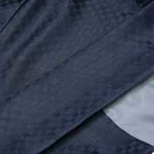 画像をギャラリービューアに読み込む, 羽織着物 紺色 市松 御召風(No.8068〜8070)M / L / XL