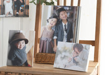 画像をギャラリービューアに読み込む, ナチュラルウッドパネル